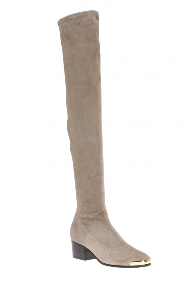 Giuseppe zanotti over cheap the knee suede boots